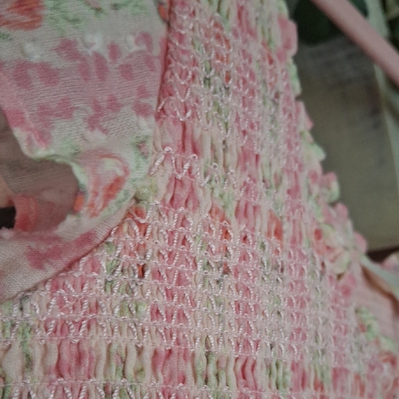 LoveShackFancy Chessie Heirloom  Fragrance Strawberry Macaroon Maxi Dress NWT - Picture 6 of 16